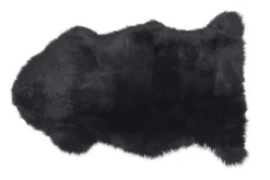 Schaffell Premium schwarz 95cm