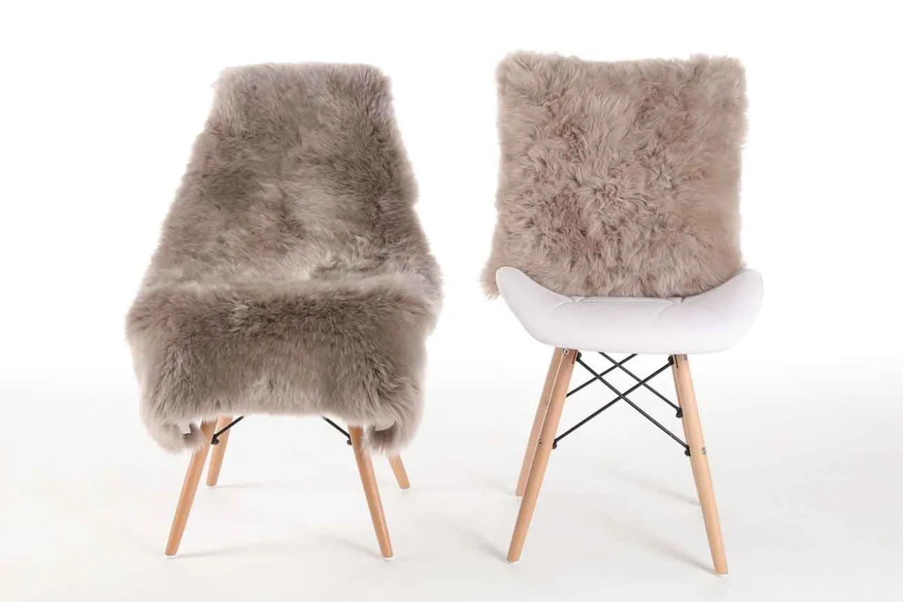 Schaffell Premium taupe 95 cm