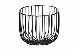 Schale Catu Metall schwarz niedrig