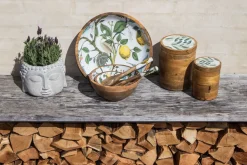 Schale Lemon Bird Mangoholz D 38 cm