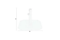 Schirmständer Sunbrella 50x50 grün