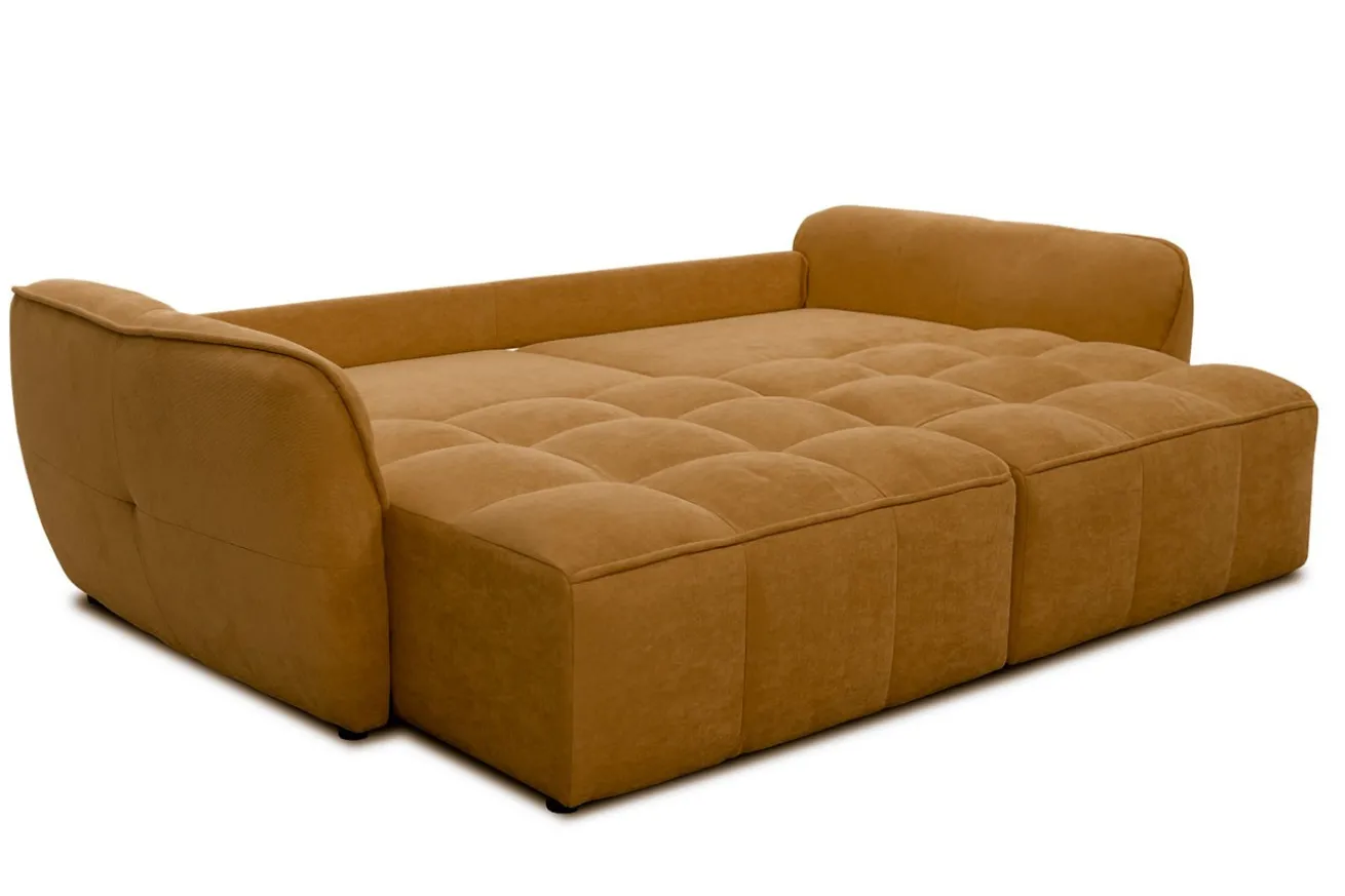 Schlafsofa Berlin Stoff Senf