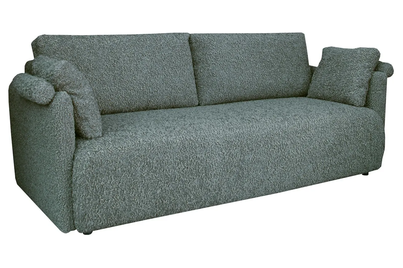 Schlafsofa Maddy Stoff hellblau
