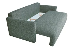 Schlafsofa Maddy Stoff hellblau