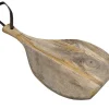 Schneidebrett Holz natur oval l 37