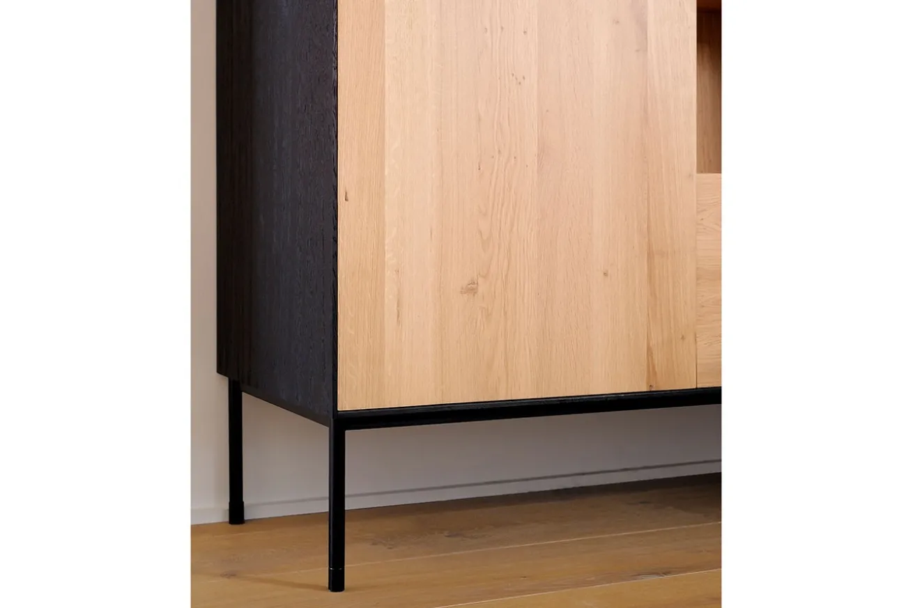 Schrank Blackbird Eiche massiv H 178 cm