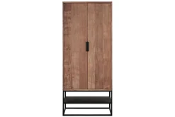 Schrank Cosmo Teak Metall 180x80 cm