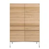 Schrank Ligna Eiche natur H 162 cm