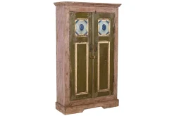Schrank Vintage rosa grün