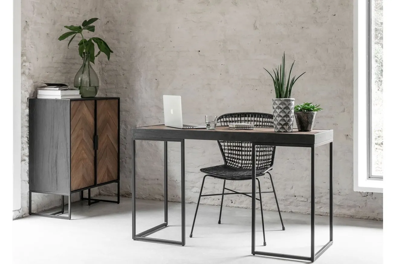 Schreibtisch Criss Cross Massivholz B 120 cm