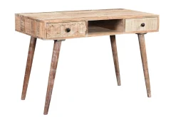 Schreibtisch 70ties Bastler Mangoholz weiss