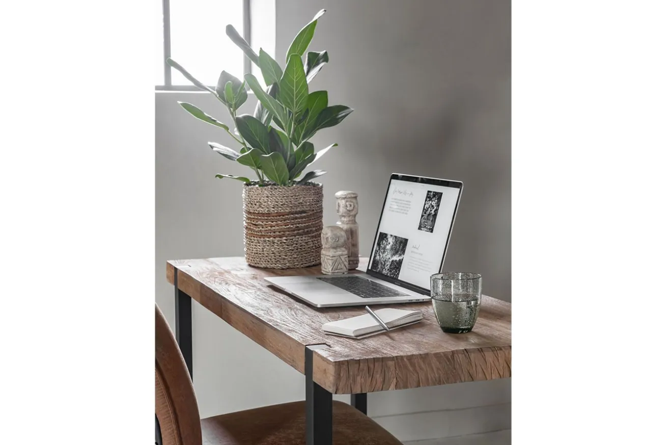 Schreibtisch Timeless Teakholz B 120 cm