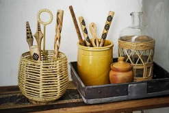 Servierlöffel Set Hand Craved Mango natur