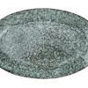 Servierplatte Keramik oval B 42 cm