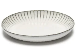 Servierschale Inku rund weiss gross