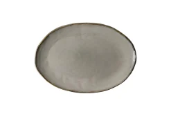 Servierteller Dutch Rose creme 40x28cm