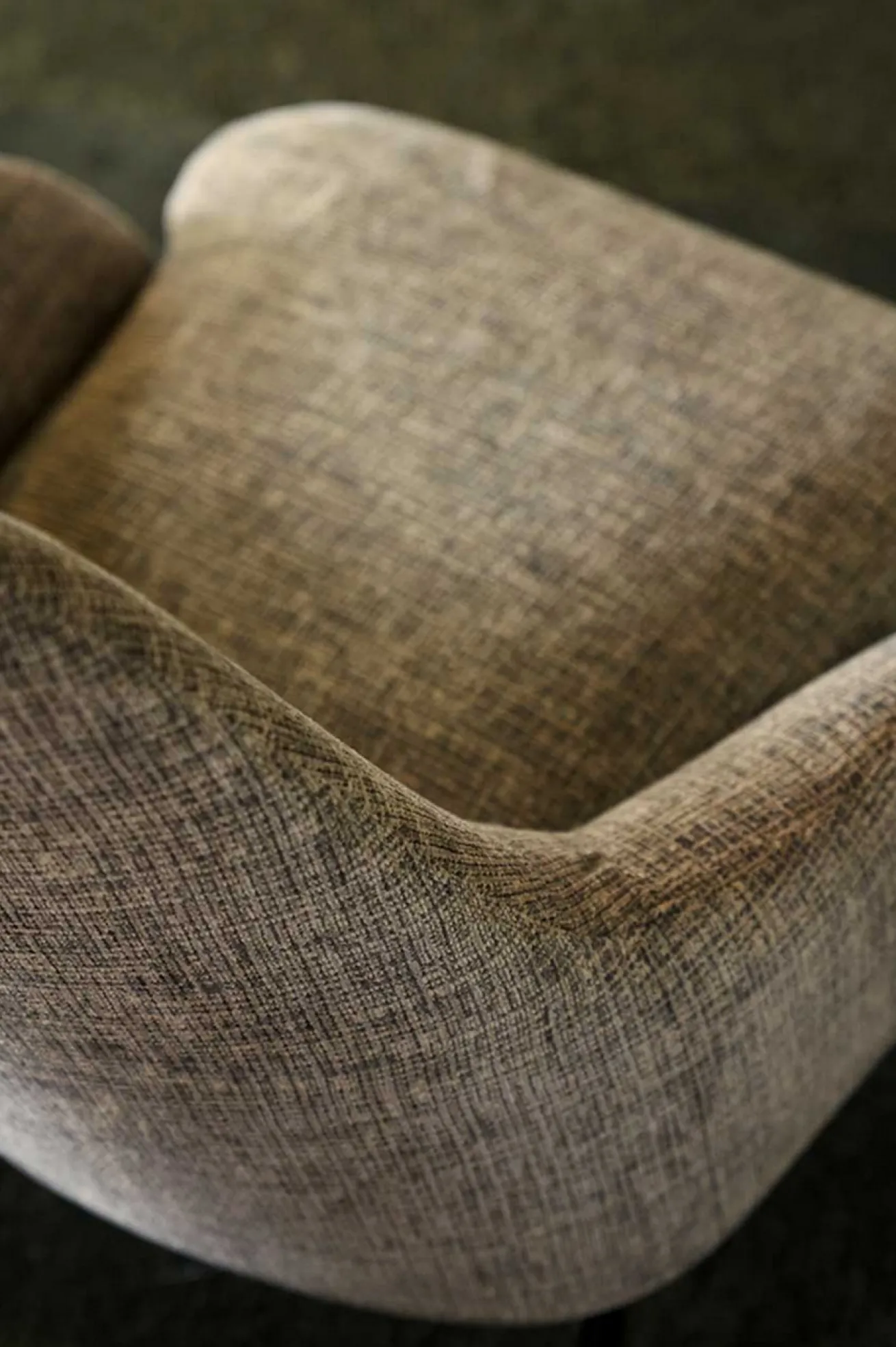 Sessel Dolly Leder sand