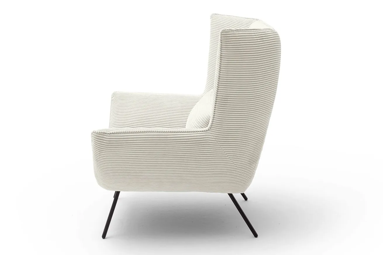 Sessel Evelin Cord Creme