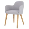 Sessel Flaminia Stoff grau
