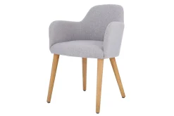 Sessel Flaminia Stoff grau