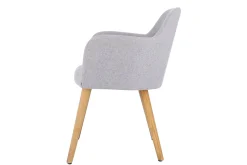 Sessel Flaminia Stoff grau