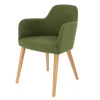 Sessel Flaminia Stoff grün