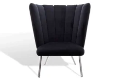 Sessel Gaia Calice Samt blau