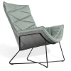 Sessel Nest Pure Lounge Cord türkis