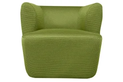 Sessel Nidou Stoff grün