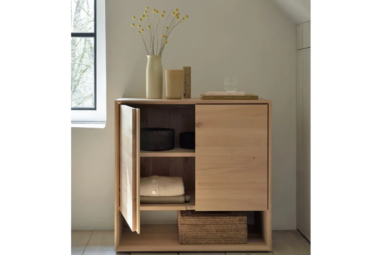 Sideboard Nordic Eiche massiv B 80 cm