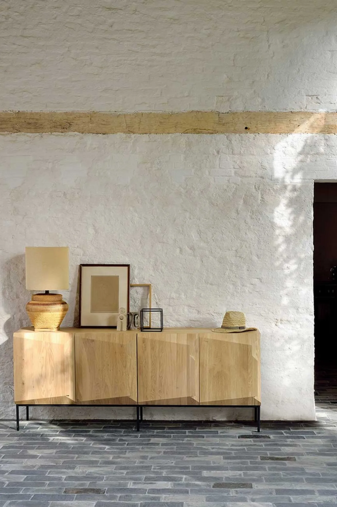 Sideboard Stairs Eiche natur B 200 cm
