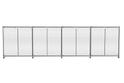 Sideboard System 180 weiß B 291 cm