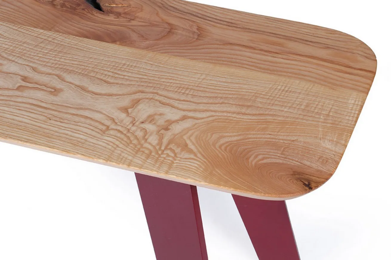 Sitzbank Esche massiv B 180 cm