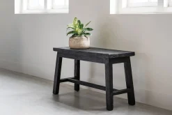 Sitzbank Trinity recycletes Teakholz schwarz