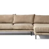 2-Sitzer mit Recamiere BOO Cord beige