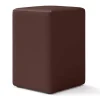 Sitzhocker Basic Leder braun