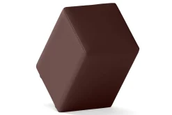 Sitzhocker Basic Leder braun