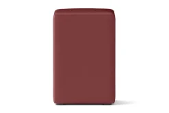 Sitzhocker Basic Leder rot