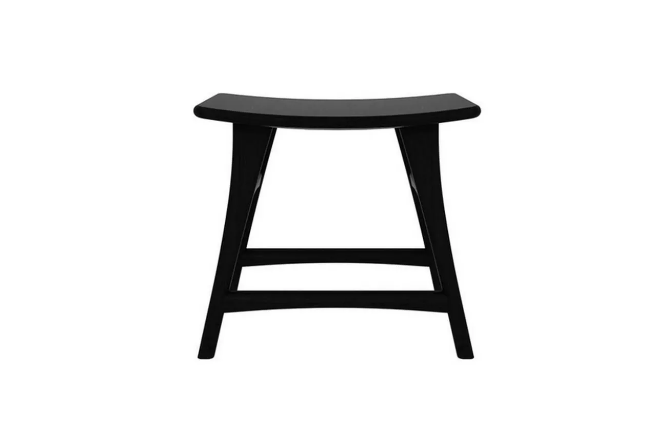 Sitzhocker Osso Eiche schwarz H 48 cm
