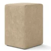 Sitzhocker Samt creme