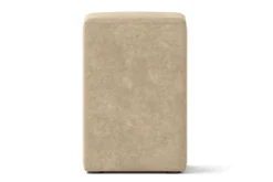 Sitzhocker Samt creme