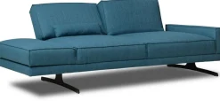 Sofa Aurelia 2,5 Sitzer Stoff blau