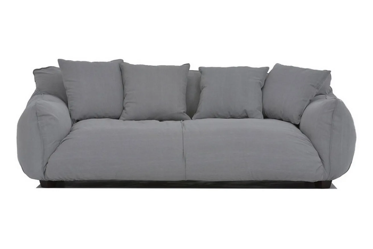 Sofa Gigi 3 Sitzer Stoff grau