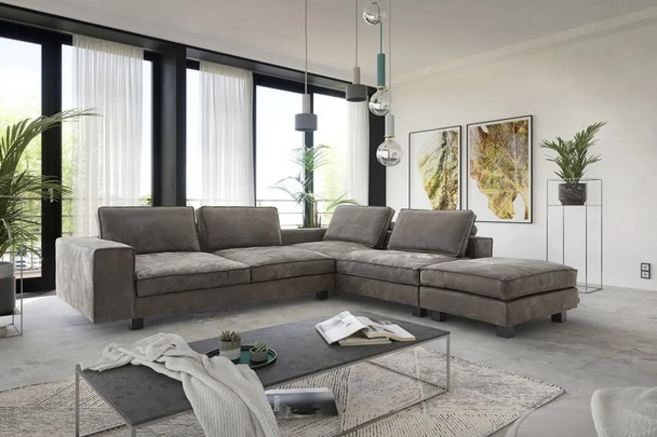 Sofakombination Long Beach Leder