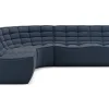 Sofakombination N701 Eco Stoff graphit