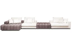 Sofalandschaft Bella XXL beige braun