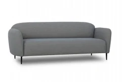 Sofa Milos 3,5 Sitzer Stoff grau