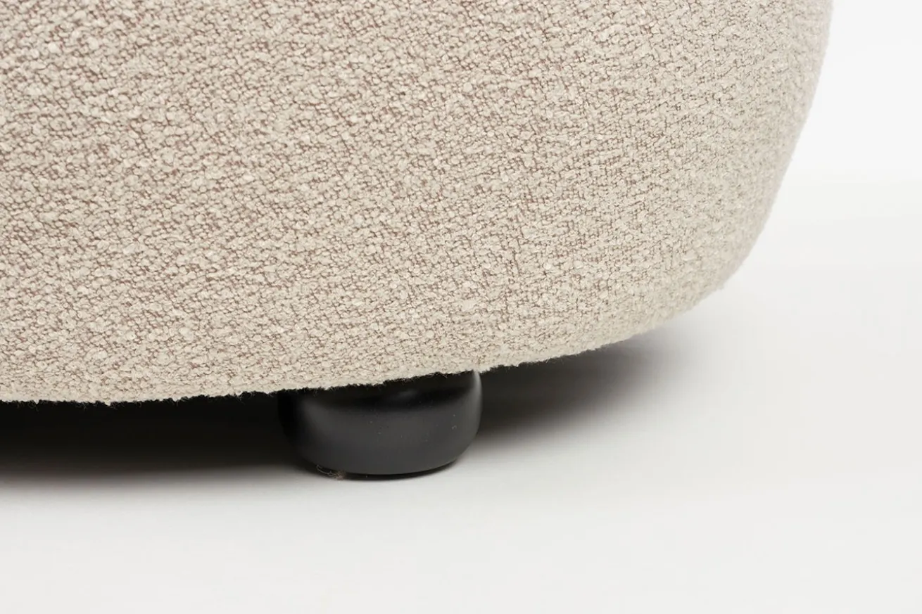 Sofa Noxx 2 Sitzer Boucle Stoff beige