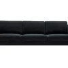 Sofa 3,5 Sitzer Sigrid Stoff dunkelgrau
