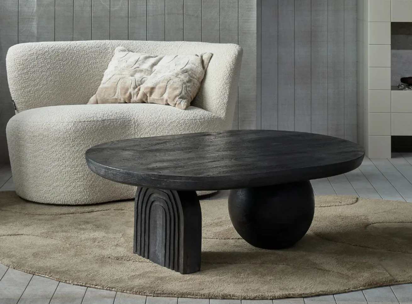 Sofa Sunny Samt beige